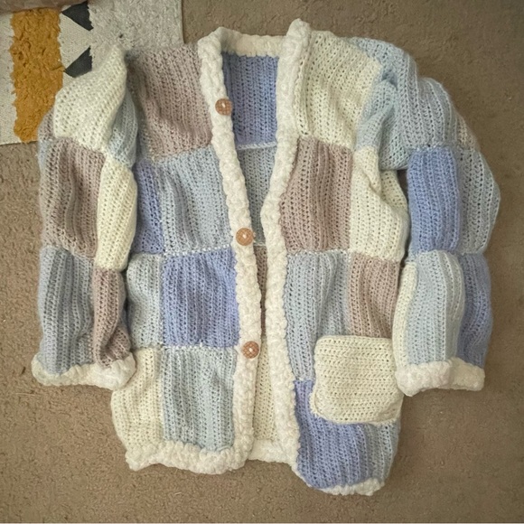 Handmade Crochet Sweater/Cardigan